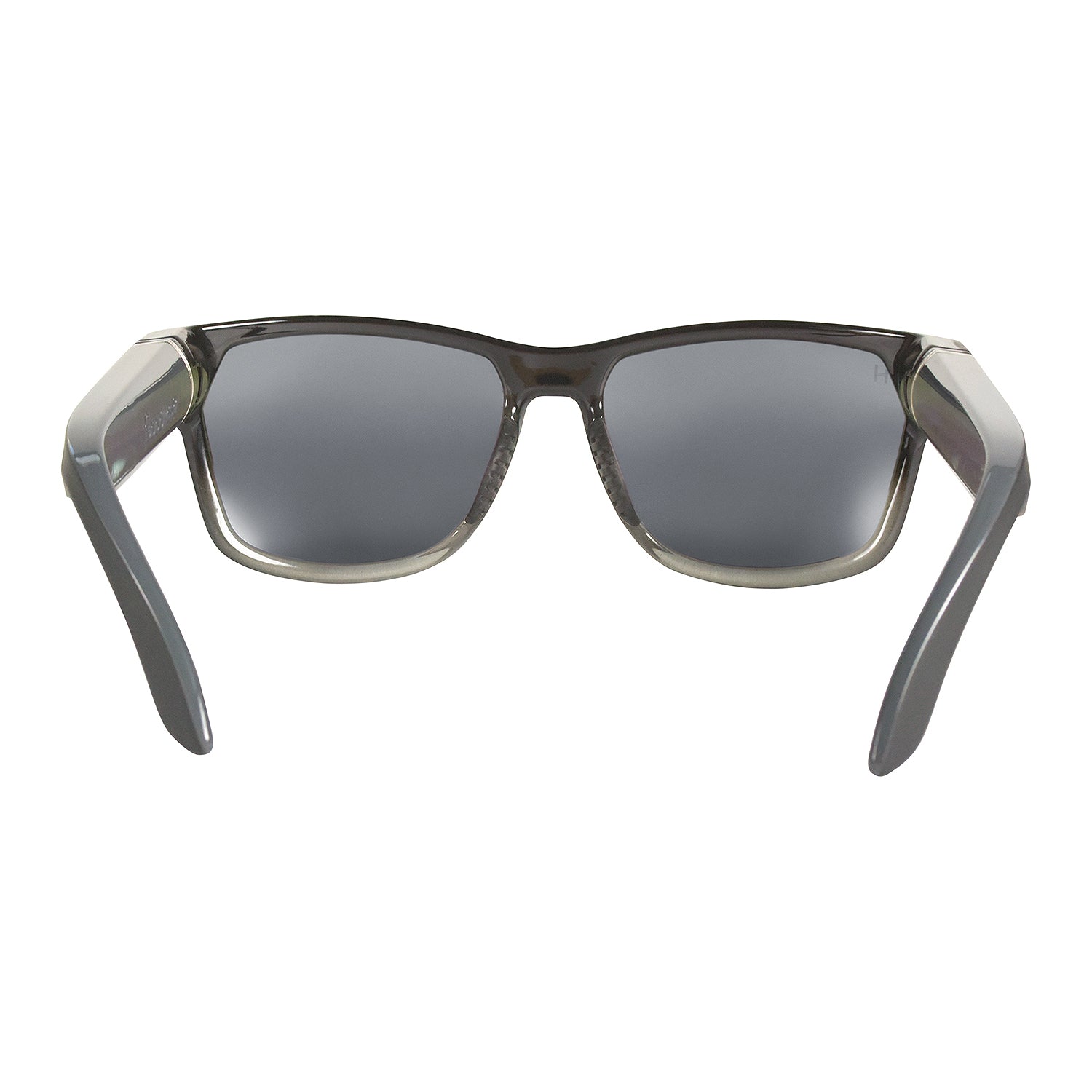 Black & Grey Frame, Metallic Silver Mirror Lenses - GoodHeye