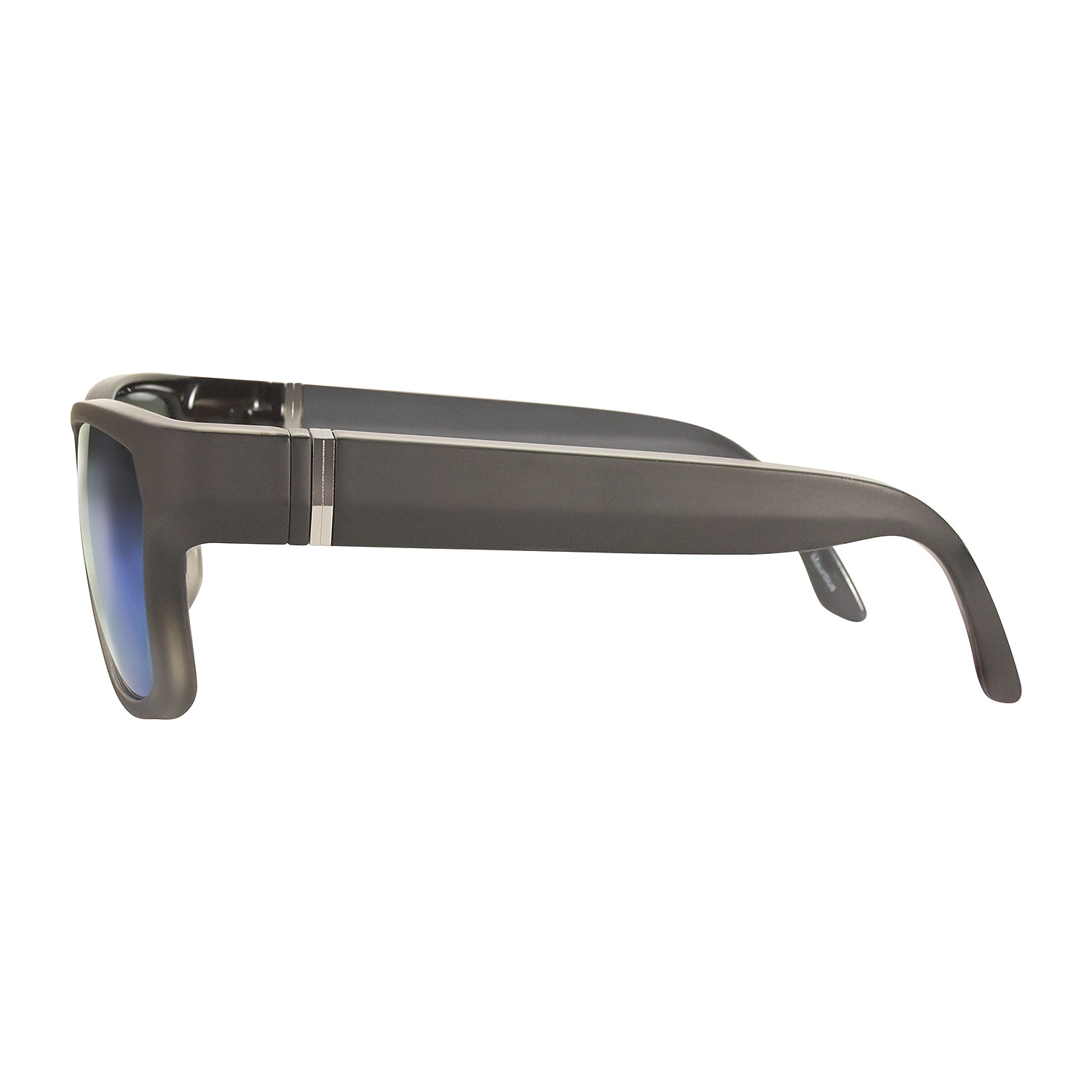 Black & Grey Matte Frame with Green Mirror Lens - GoodHeye