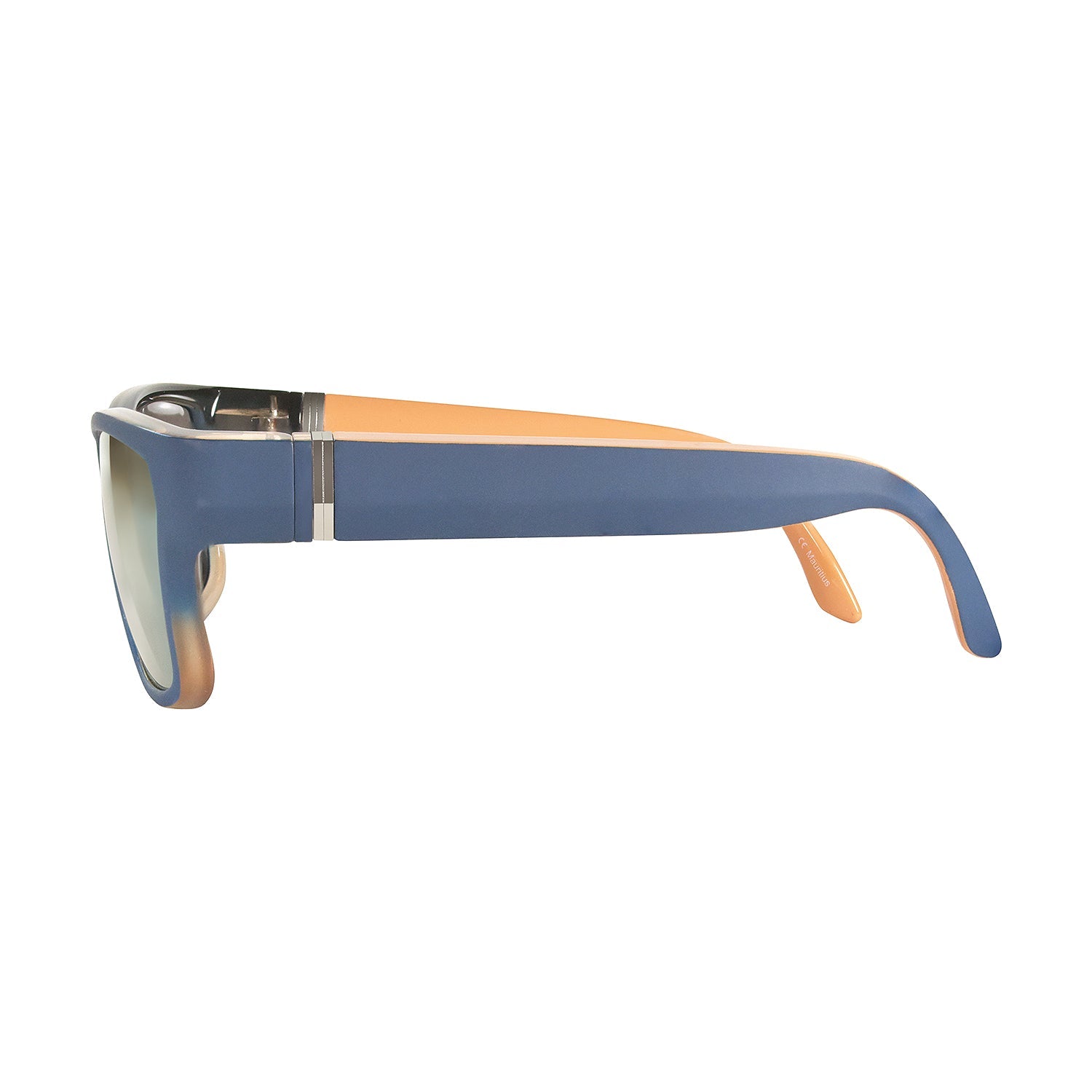 Blue & Orange Frame with Gold Mirror Lens - GoodHeye