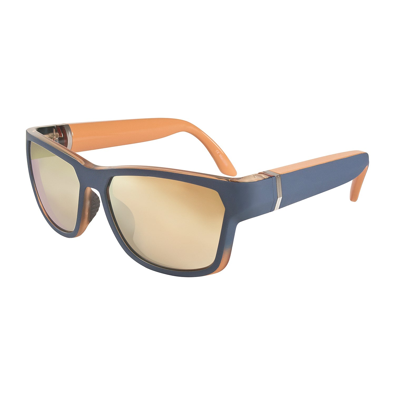 Blue & Orange Frame with Gold Mirror Lens - GoodHeye