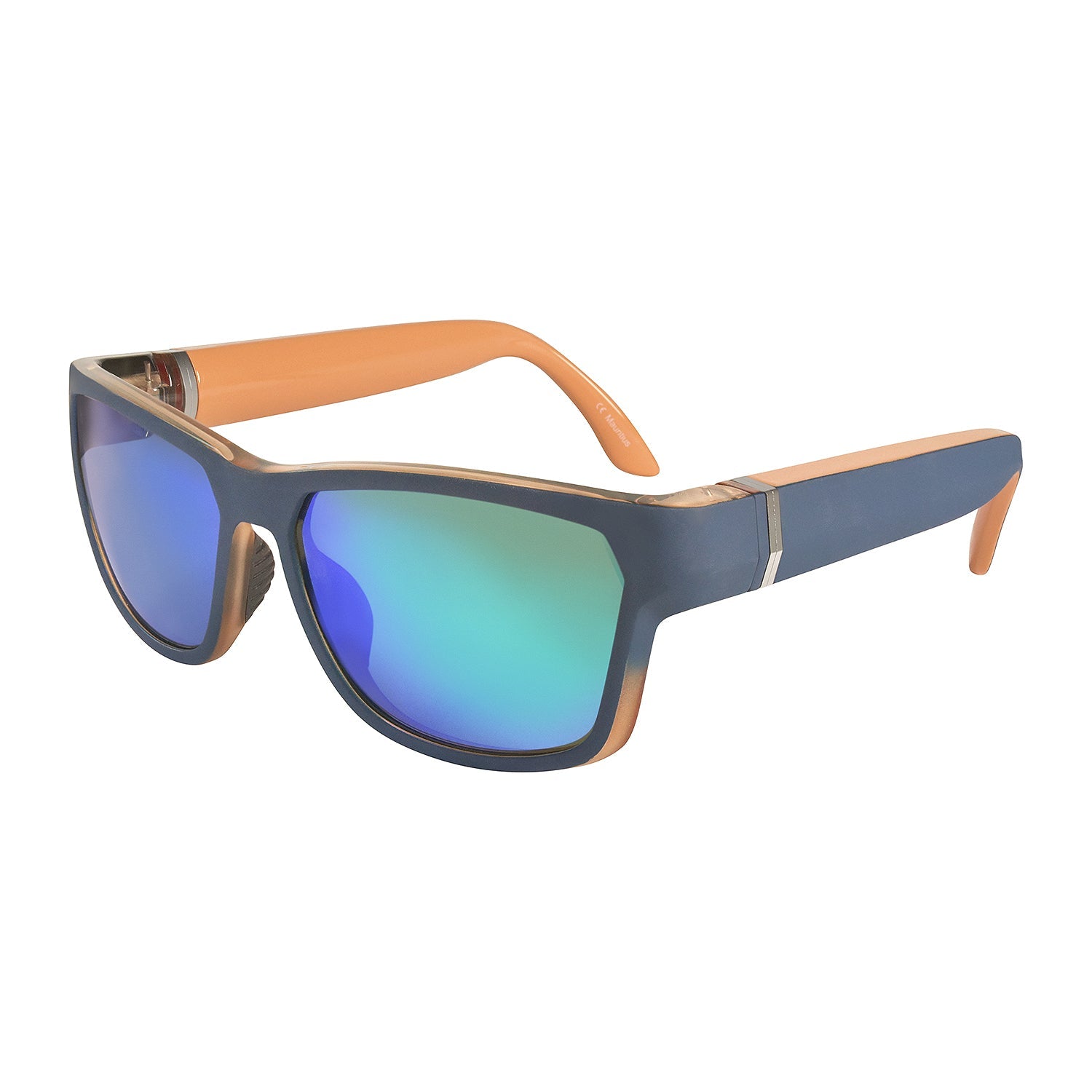Blue & Orange Matte Frame with Blue Mirror Lens - GoodHeye