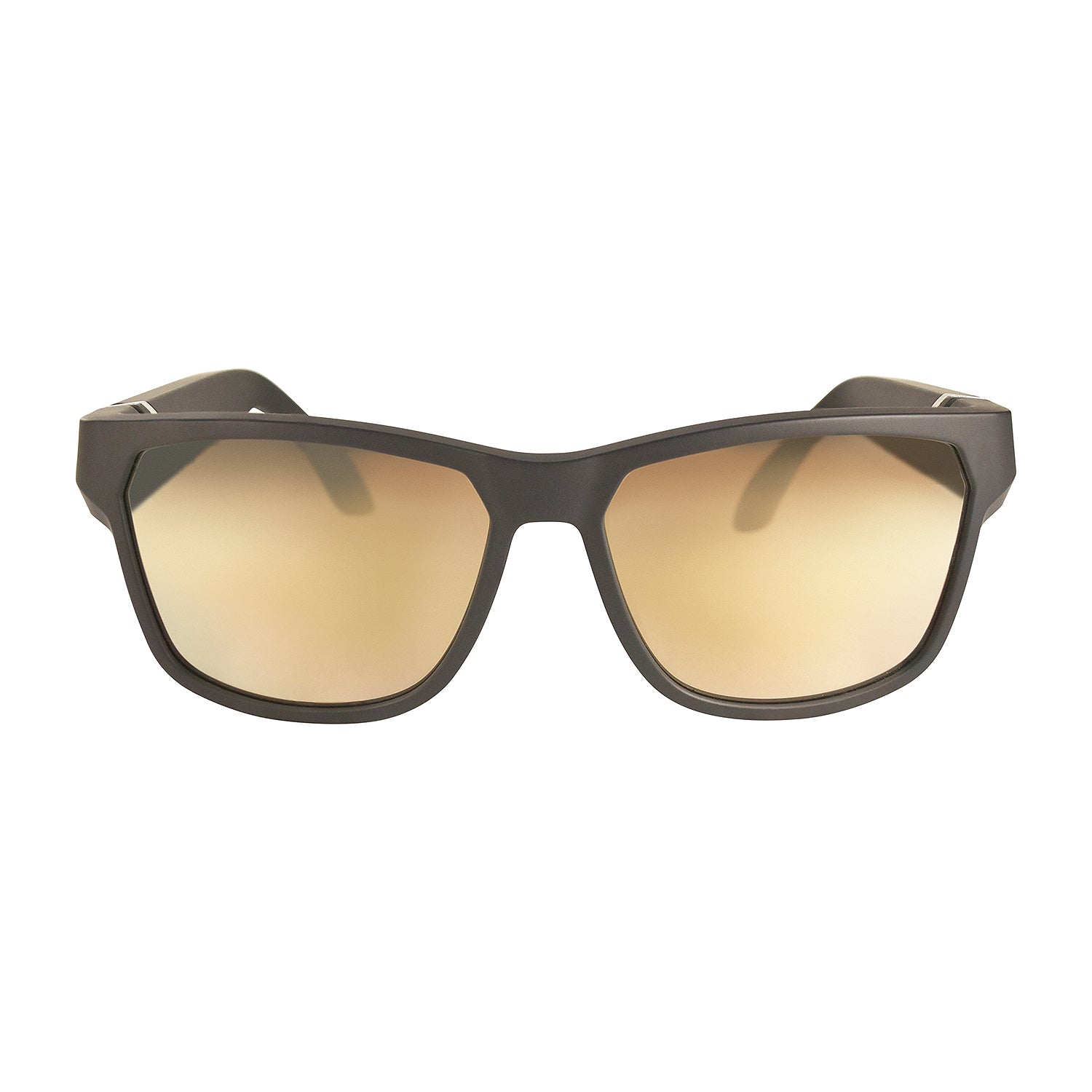 Brown Frame, Gold Mirror Lenses - GoodHeye