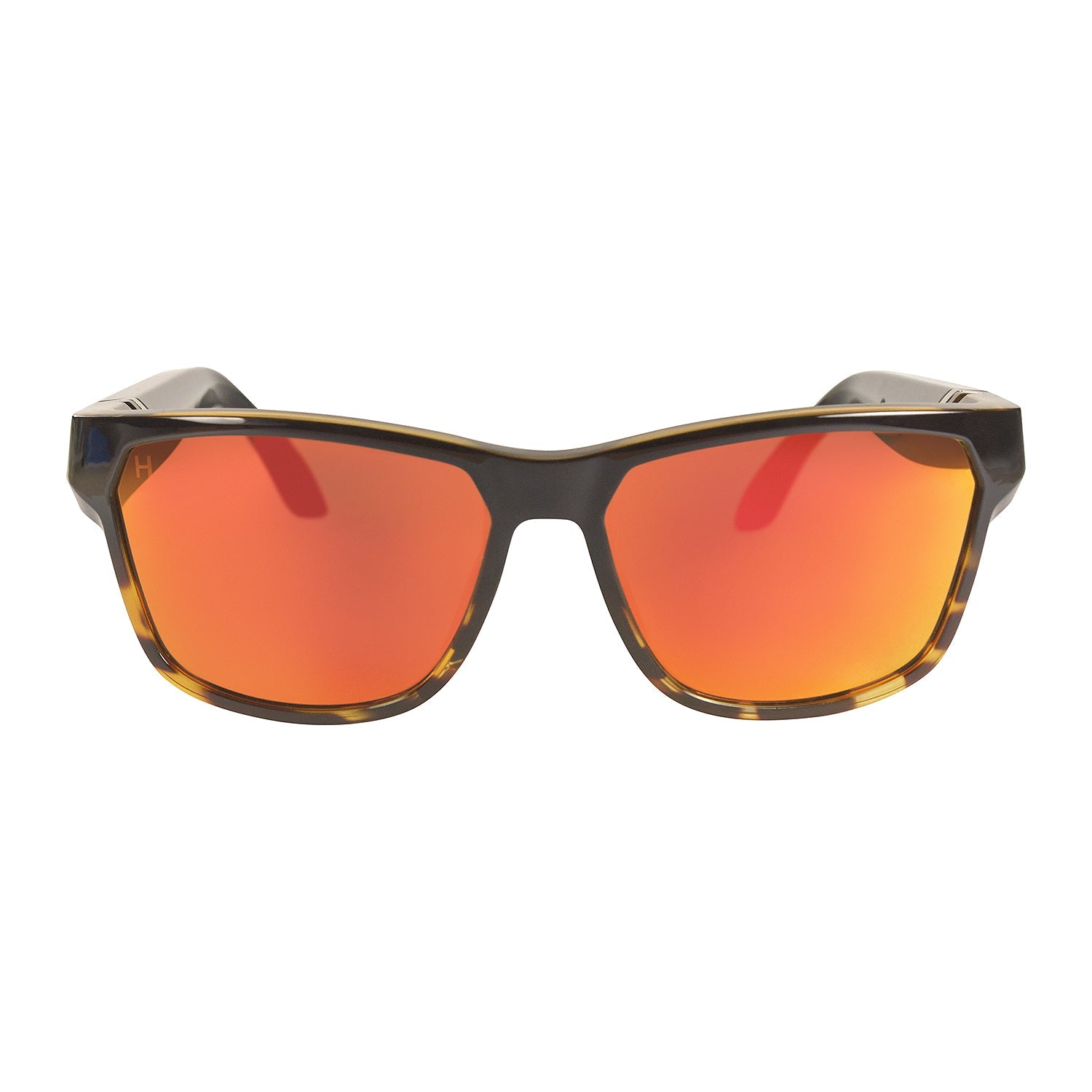 Tortoise Shell Frame, Red Mirror Lenses - GoodHeye